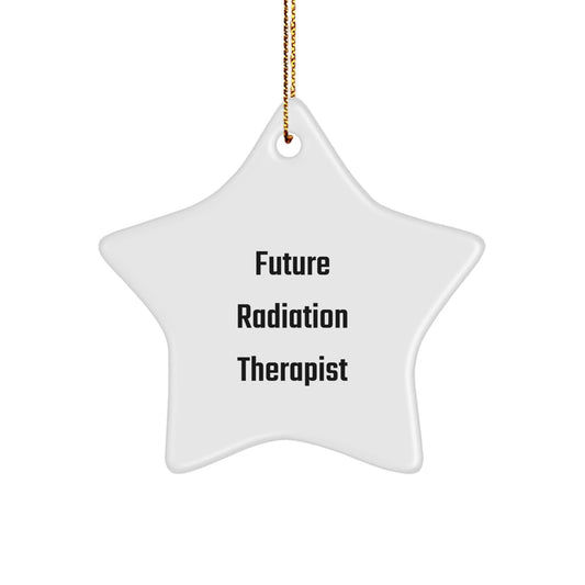 Funny Inspirational Radiation Therapist Gifts from Family for Radiation Therapist Star Ornament, Christmas Unique Star Decorations, Radiation Therapist Star - Shaped Gift - The Buy Boom