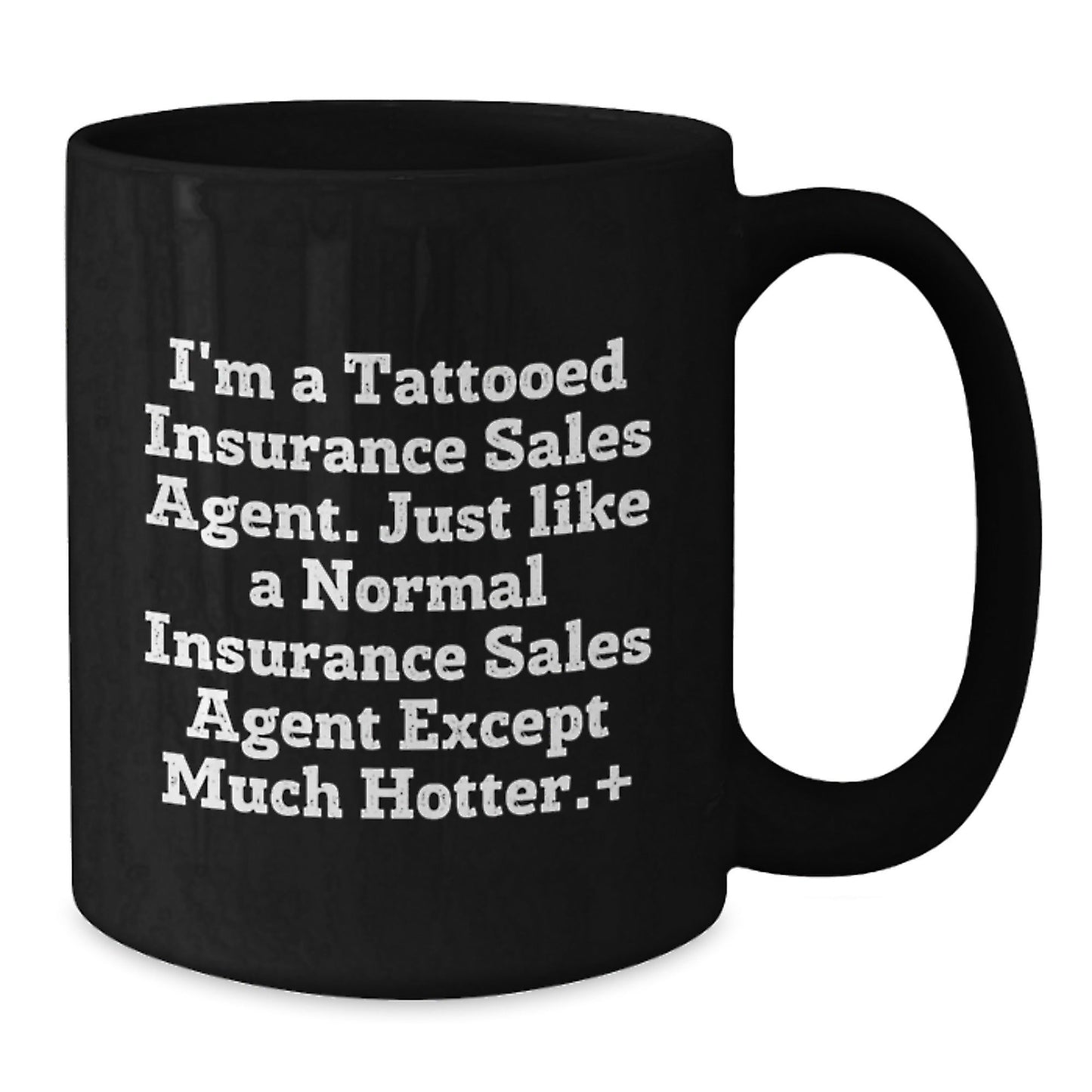 Funny Insurance Sales Agent Gifts, Black Coffee Mug for Men, Gifts from Coworkers, Inspirational Quote for Insurance Sales Agent Graduation Unique Gifts - The Buy Boom