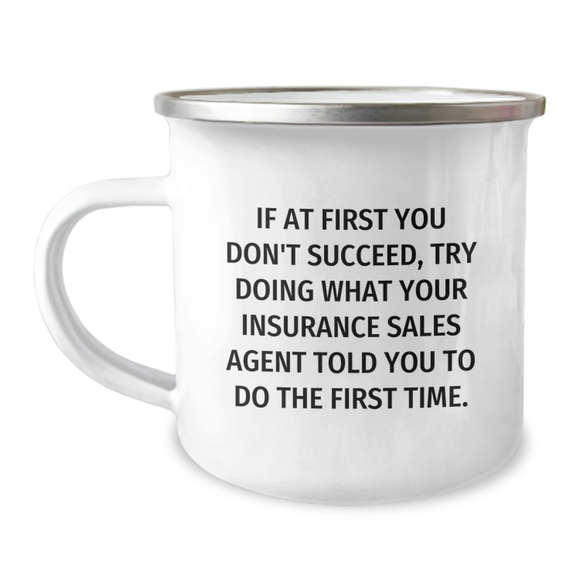Funny Insurance Sales Agent Gifts for Men - Encouragement Camping Mug for Christmas Unique Gifts from Family - The Buy Boom