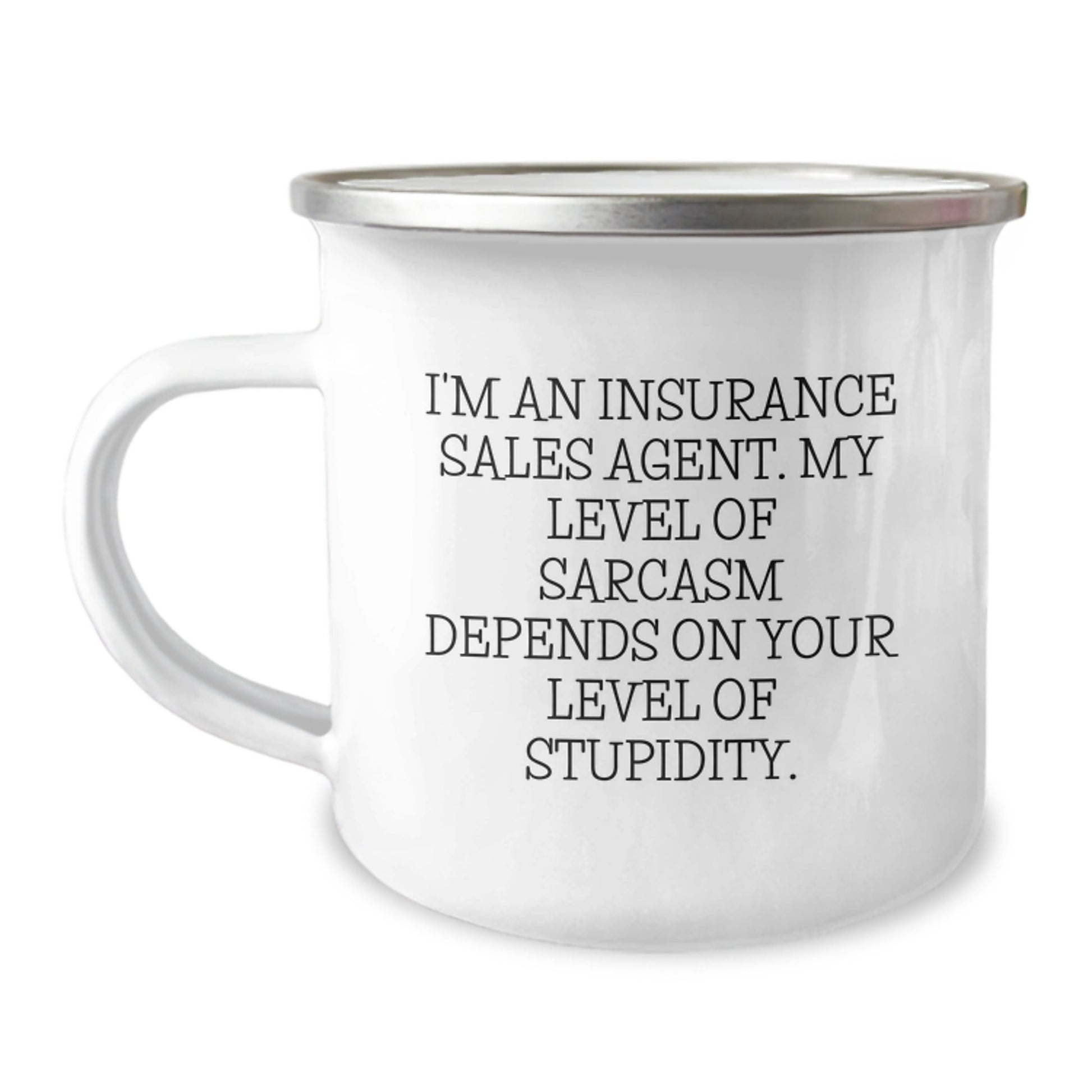 Funny Insurance Sales Agent Gifts from Friends for Christmas Unique Camping Mug - The Buy Boom