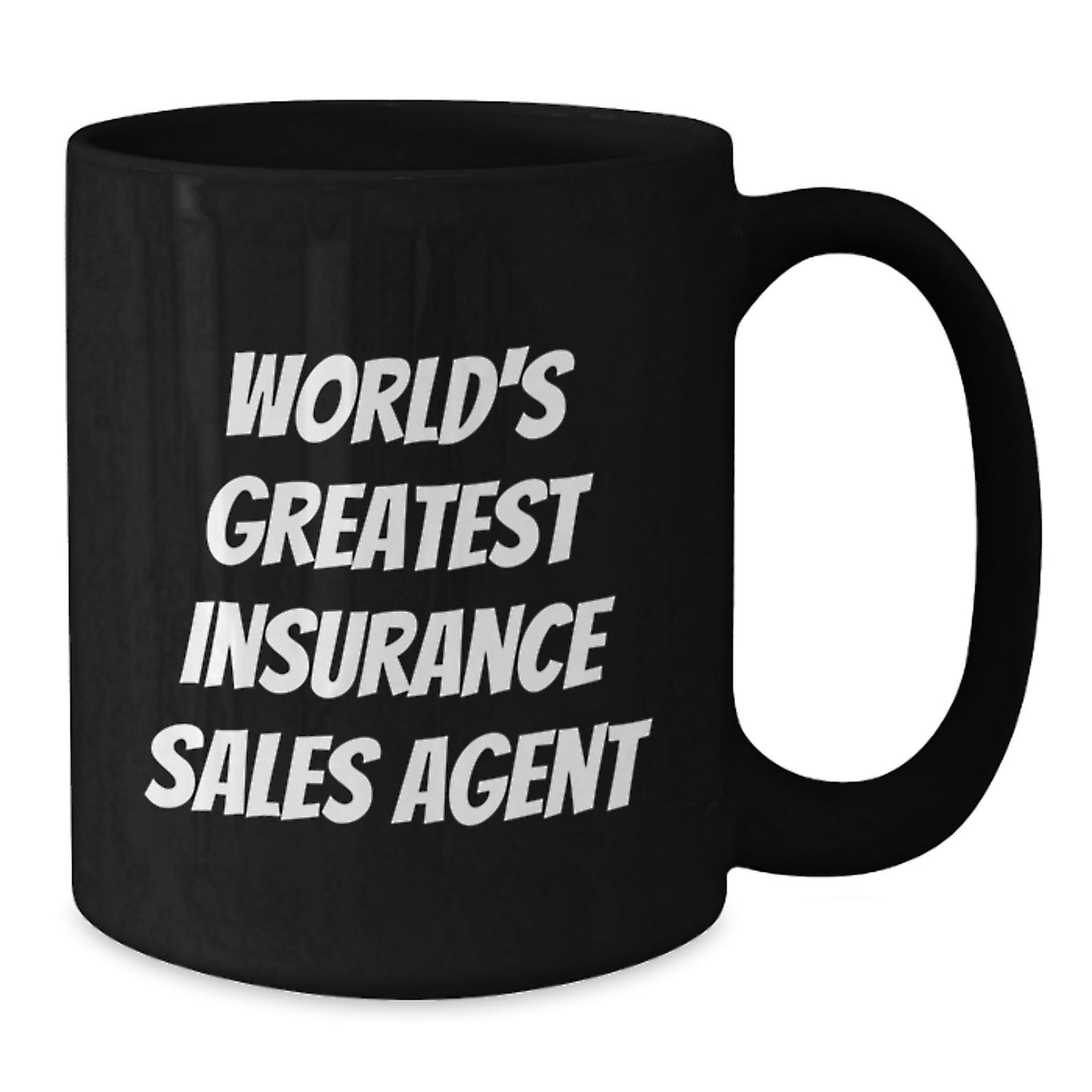 Funny Insurance Sales Agent Gifts, World's Greatest Quote, Black Coffee Mug for Birthday, Gifts from Family to Insurance Sales Agent - The Buy Boom