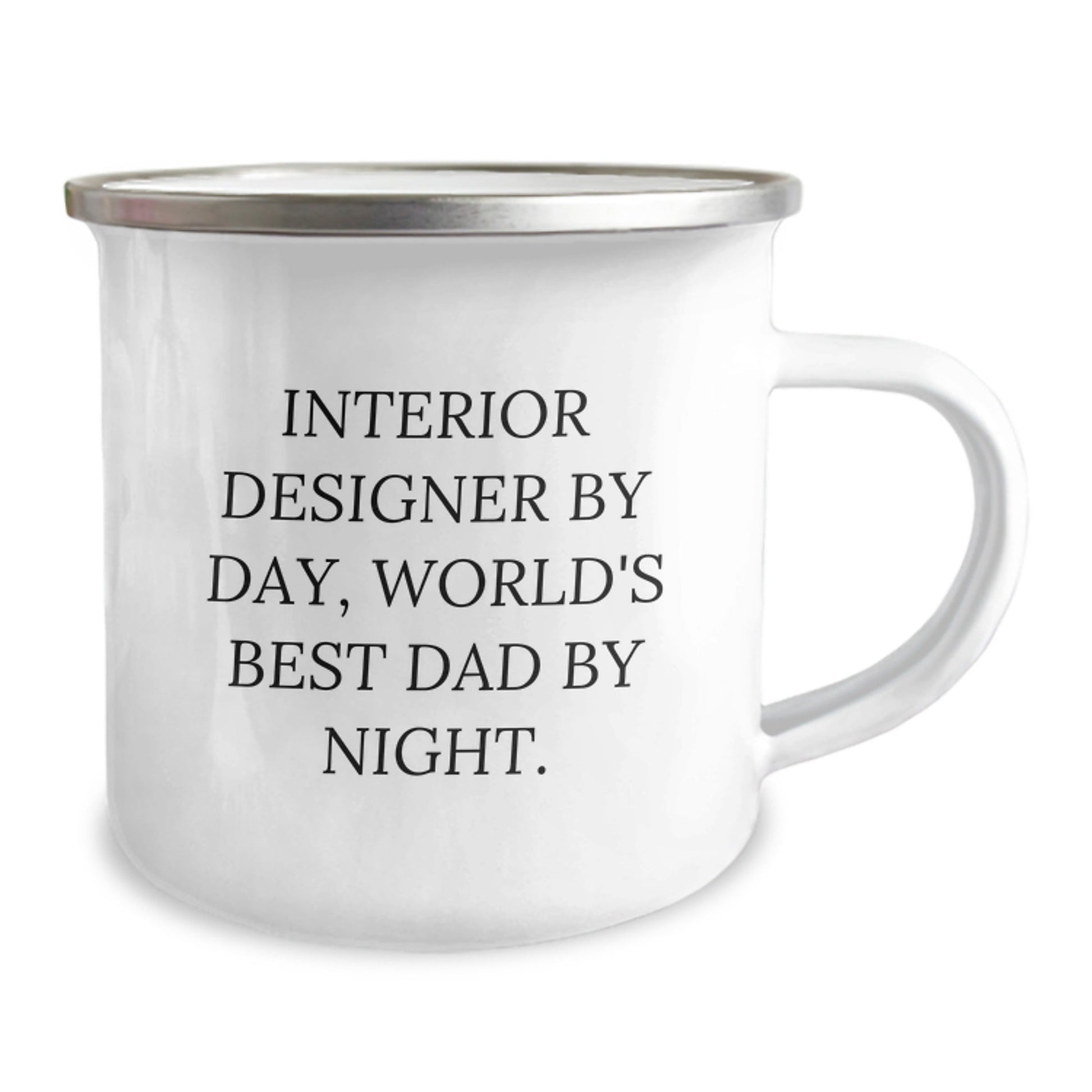 Funny Interior Designer Gifts for Men, Camping Mug for Birthday, Interior Designer By Day, World's Best Dad By Night., Gifts from Friends to Family - The Buy Boom