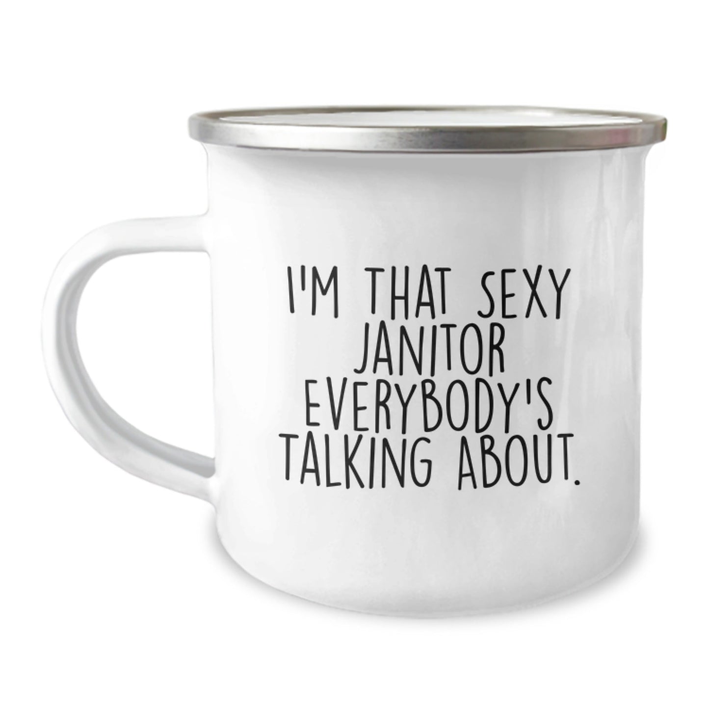 Funny Janitor Gifts from Men to Janitor, Camping Mugs for Janitor, Christmas Unique Gifts - The Buy Boom
