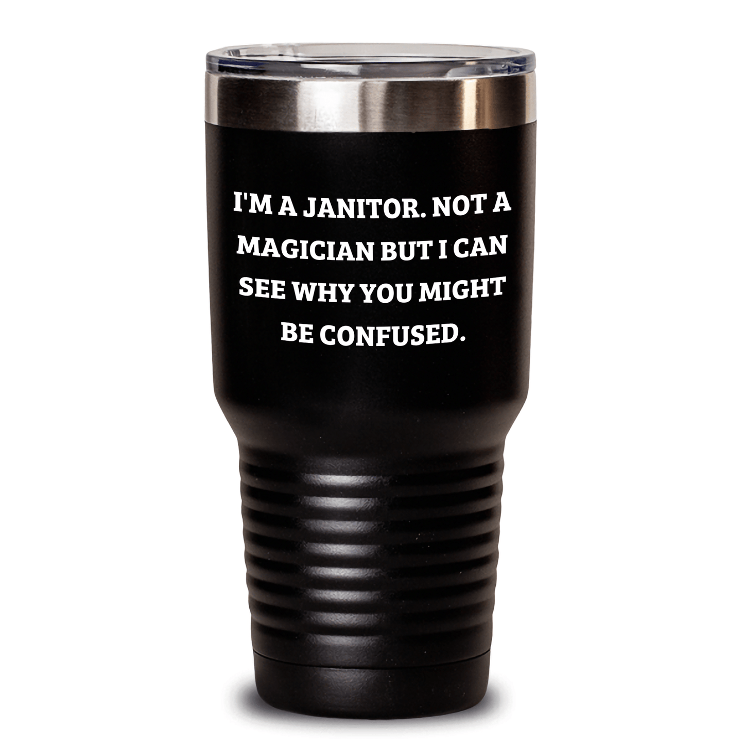Funny Janitor Gifts, I'm A Janitor Not A Magician Janitor Tumbler, Father's Day Unique Gifts from Men to Janitors - The Buy Boom