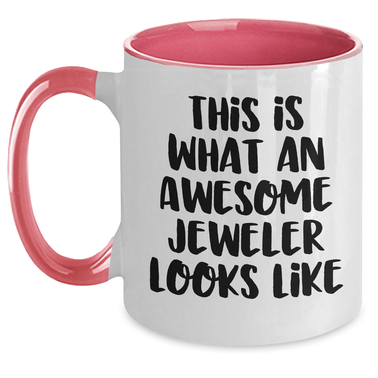 Funny Jeweler Gifts from Men to Awesome Jeweler for Father's Day Two Tone Coffee Mug - The Buy Boom