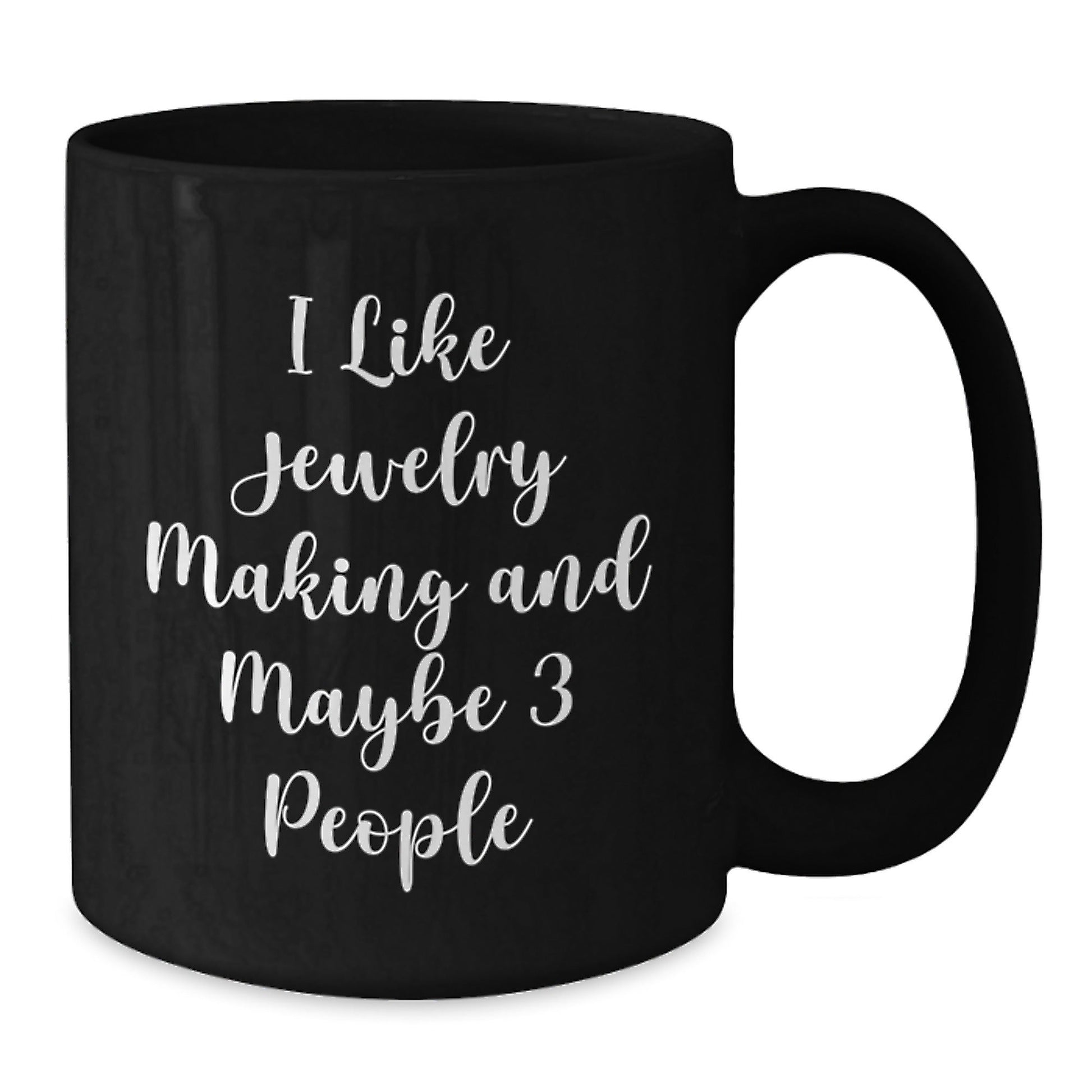 Funny Jewelry Making Quotes Gifts from Friends Black Coffee Mug, Perfect for Jewelry Making Enthusiasts or Gift Ideas for Jewelry Making Men, Women, Family, Friends - The Buy Boom