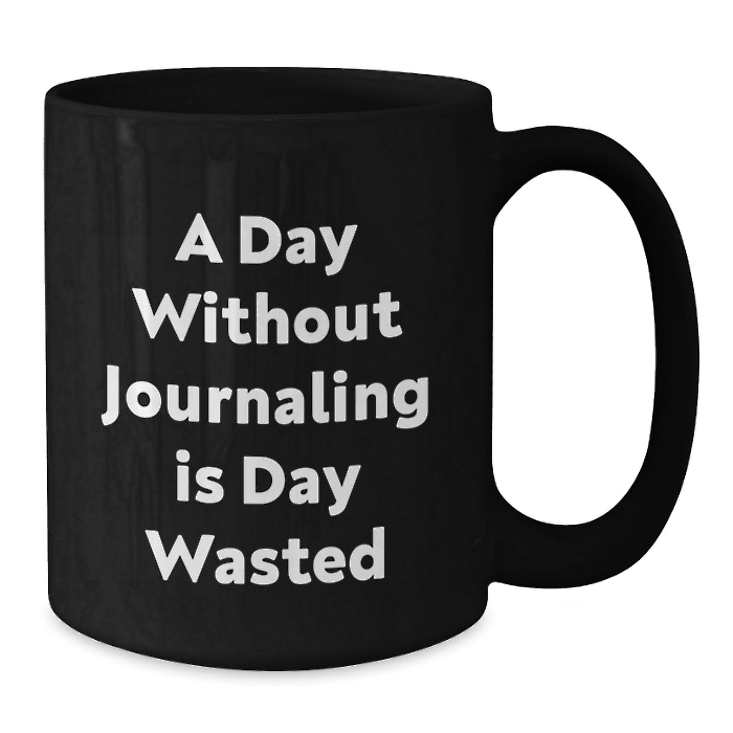 Funny Journaling Gifts from Friends - Black Coffee Mug for Journaling Enthusiasts on Birthday - The Buy Boom