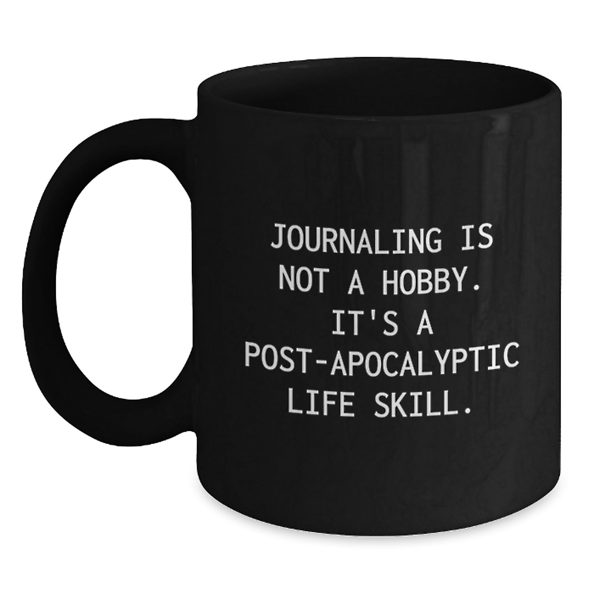 Funny Journaling Is Not A Hobby Gifts for Journaling Lovers, Black Coffee Mug, Perfect for Journaling Enthusiasts Gifts from Friends - The Buy Boom