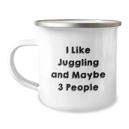 Funny Juggling Gifts from Friends for Juggling Men - Unique Christmas Unique Gifts - Camping Mug for Outdoor Enthusiasts, Jugglers - The Buy Boom