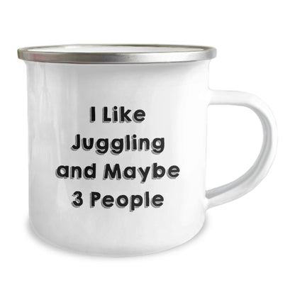 Funny Juggling Gifts from Friends for Juggling Men - Unique Christmas Unique Gifts - Camping Mug for Outdoor Enthusiasts, Jugglers - The Buy Boom