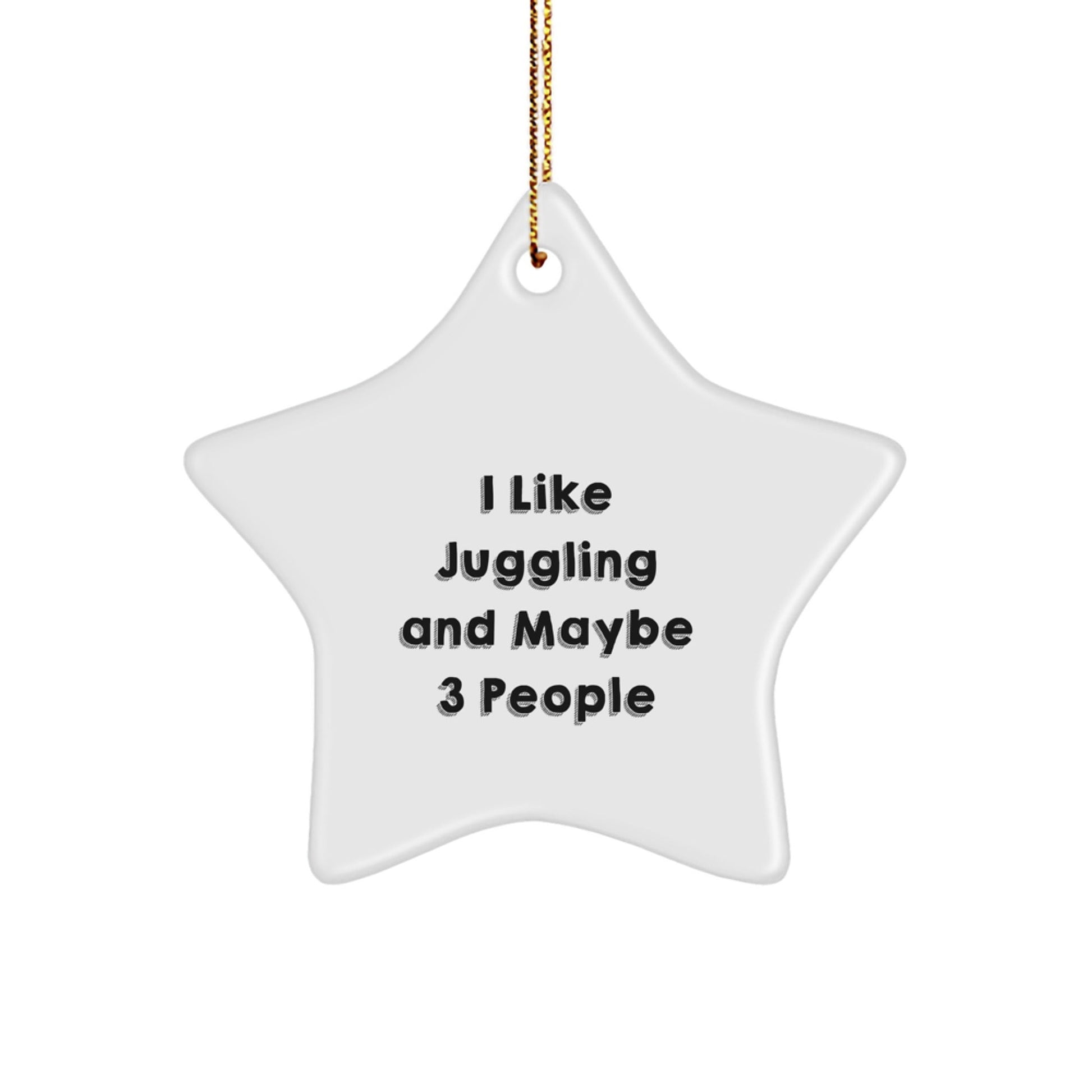 Funny Juggling Star Ornaments, Gifts from Friends, Family, or Coworkers for Juggling Enthusiasts, Christmas Unique Gifts - The Buy Boom