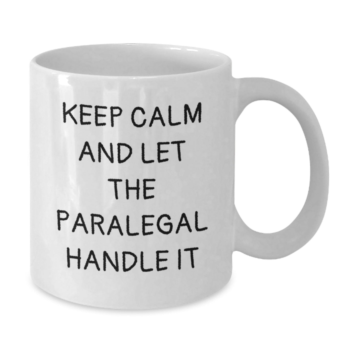 Funny Keep Calm Paralegal Gifts from Friends for Men and Women Birthday Unique White Coffee Mug - The Buy Boom
