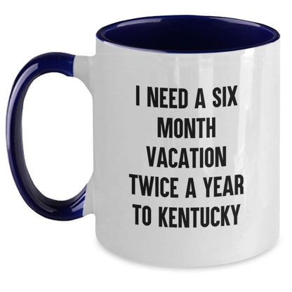 Funny Kentucky Quotes Gifts from Friends to Men - Two Tone Coffee Mug Set for Birthday - The Buy Boom