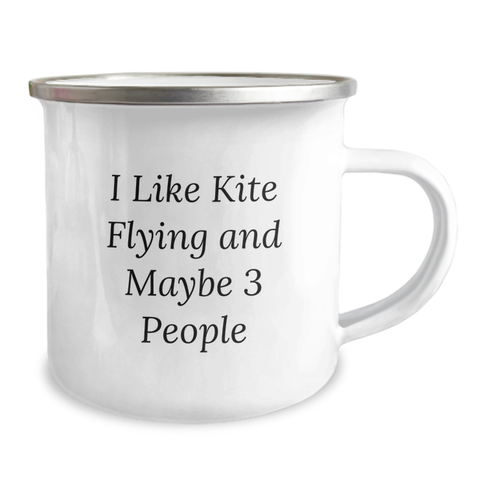 Funny Kite Flying Gifts for Men, Kite Enthusiasts and Friends, Camping Mug with I Like Kite Flying And Maybe 3 People Quote, Unique Christmas Unique Gifts - The Buy Boom