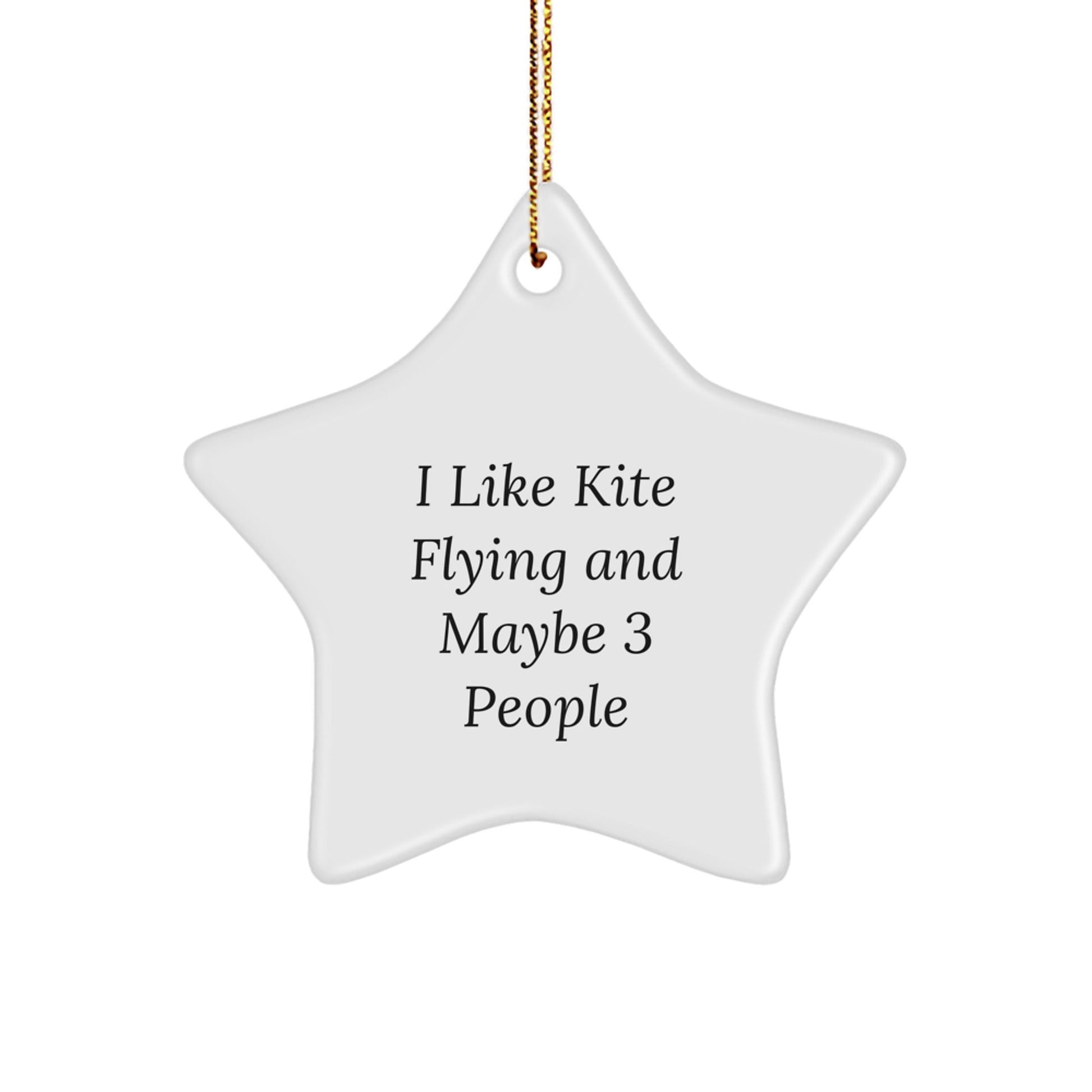 Funny Kite Flying Gifts for Men, Star Ornament with Kite Flying Quote, Christmas Decorations from Family - The Buy Boom