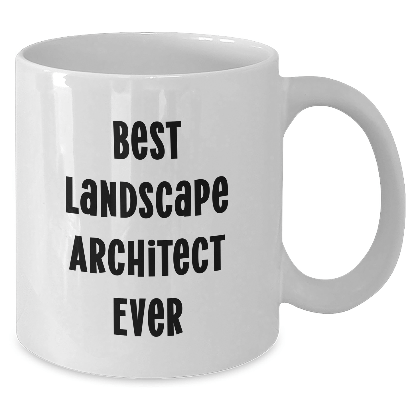 Funny Landscape Architect Gifts from Friends for Best Landscape Architect Ever White Coffee Mug, Perfect for Graduation Unique Gifts - The Buy Boom