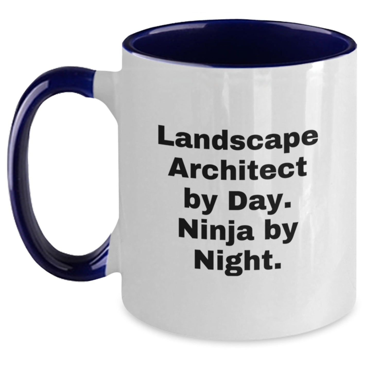 Funny Landscape Architect Gifts from Friends for Graduation - Landscape Architect By Day. Ninja By Night. Two Tone Coffee Mug - The Buy Boom