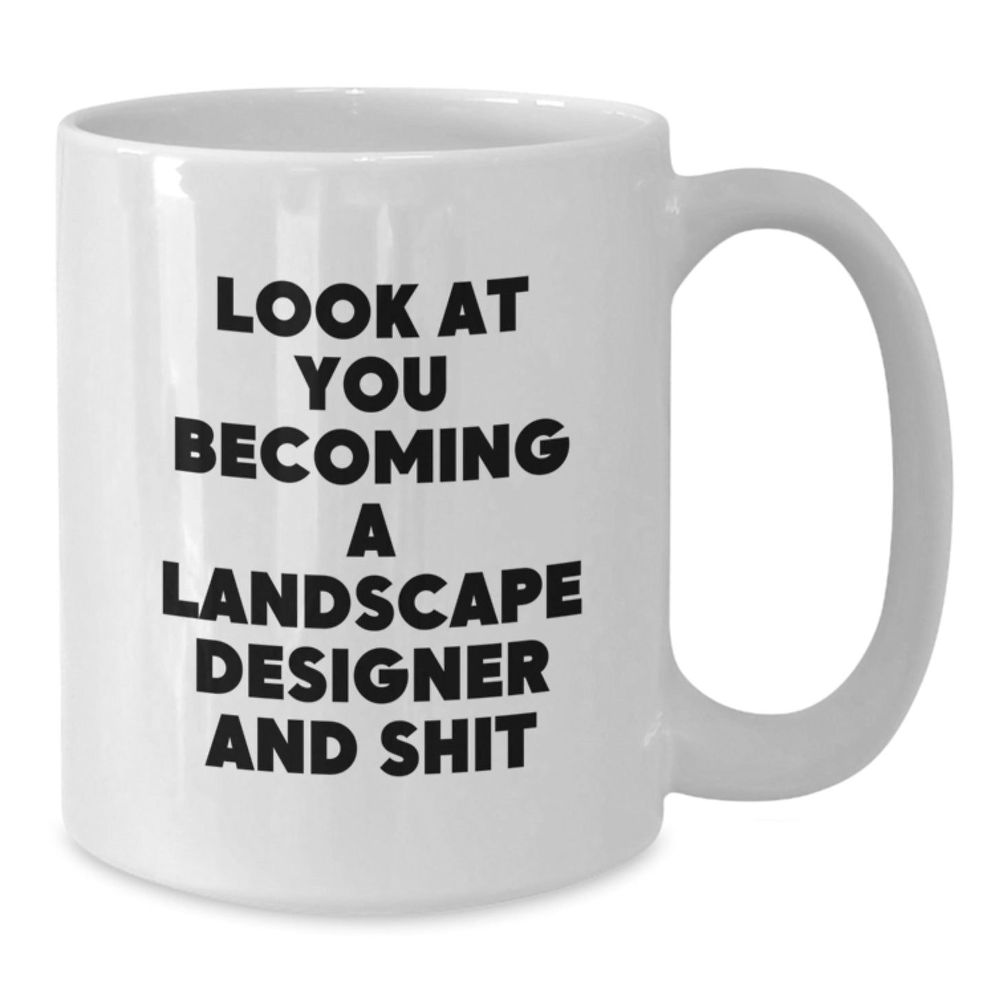 Funny Landscape Designer Gifts for Him - White Coffee Mug - Unique Christmas Unique Gifts from Friends to Landscape Designer - The Buy Boom