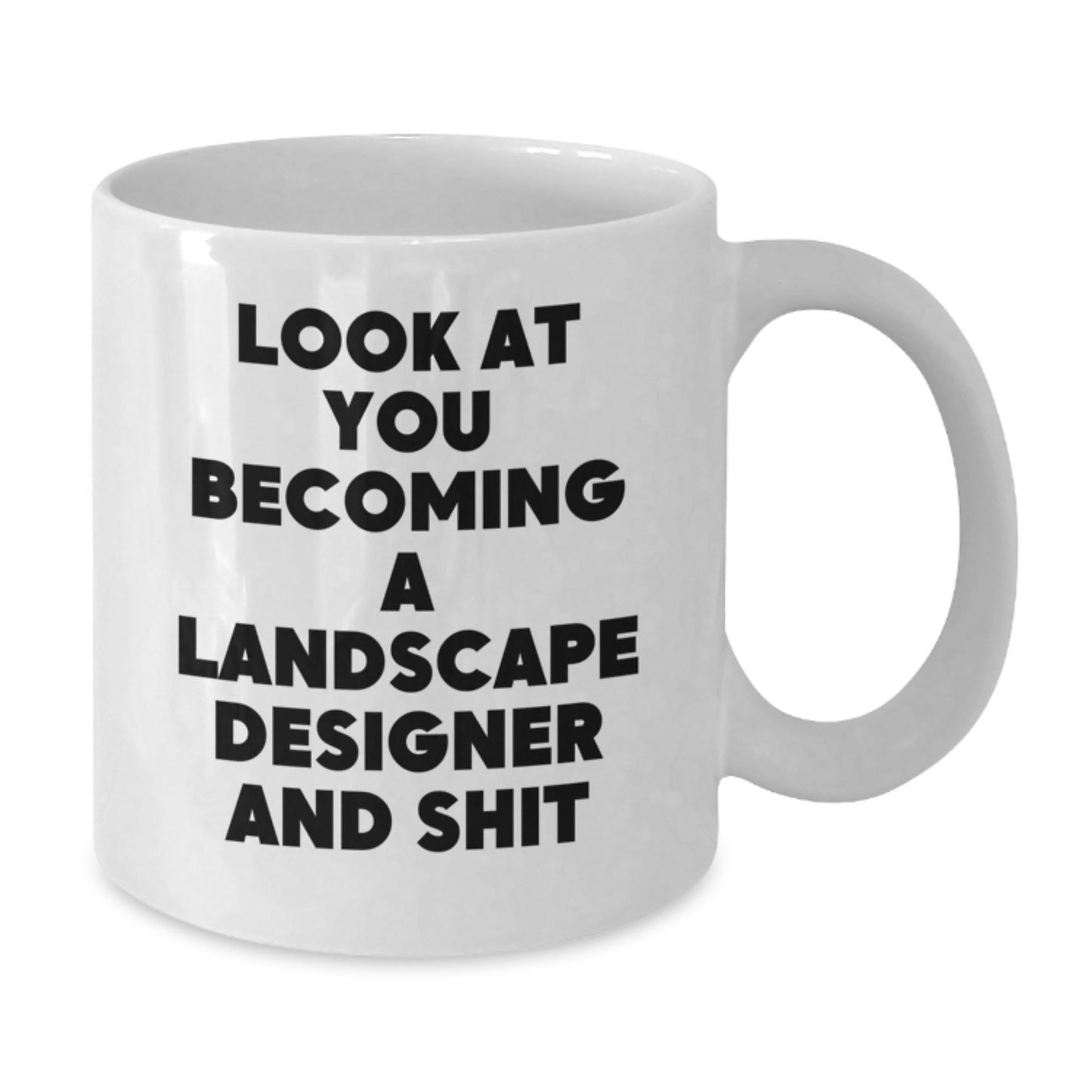 Funny Landscape Designer Gifts for Him - White Coffee Mug - Unique Christmas Unique Gifts from Friends to Landscape Designer - The Buy Boom