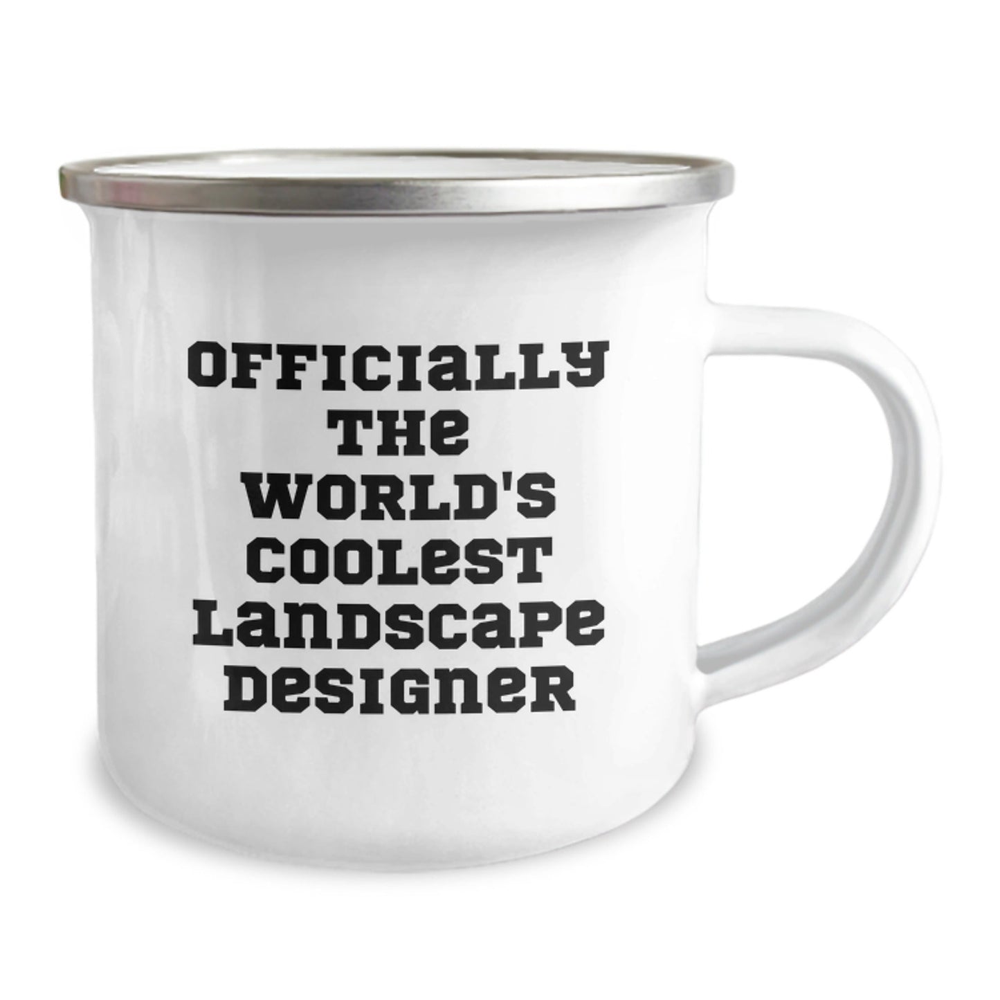 Funny Landscape Designer Gifts - 'Officially The World's Coolest Landscape Designer' Christmas Unique Mug for Men or Women Friends Coworkers Family - The Buy Boom