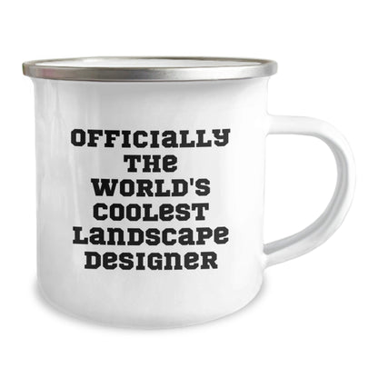 Funny Landscape Designer Gifts - 'Officially The World's Coolest Landscape Designer' Christmas Unique Mug for Men or Women Friends Coworkers Family - The Buy Boom