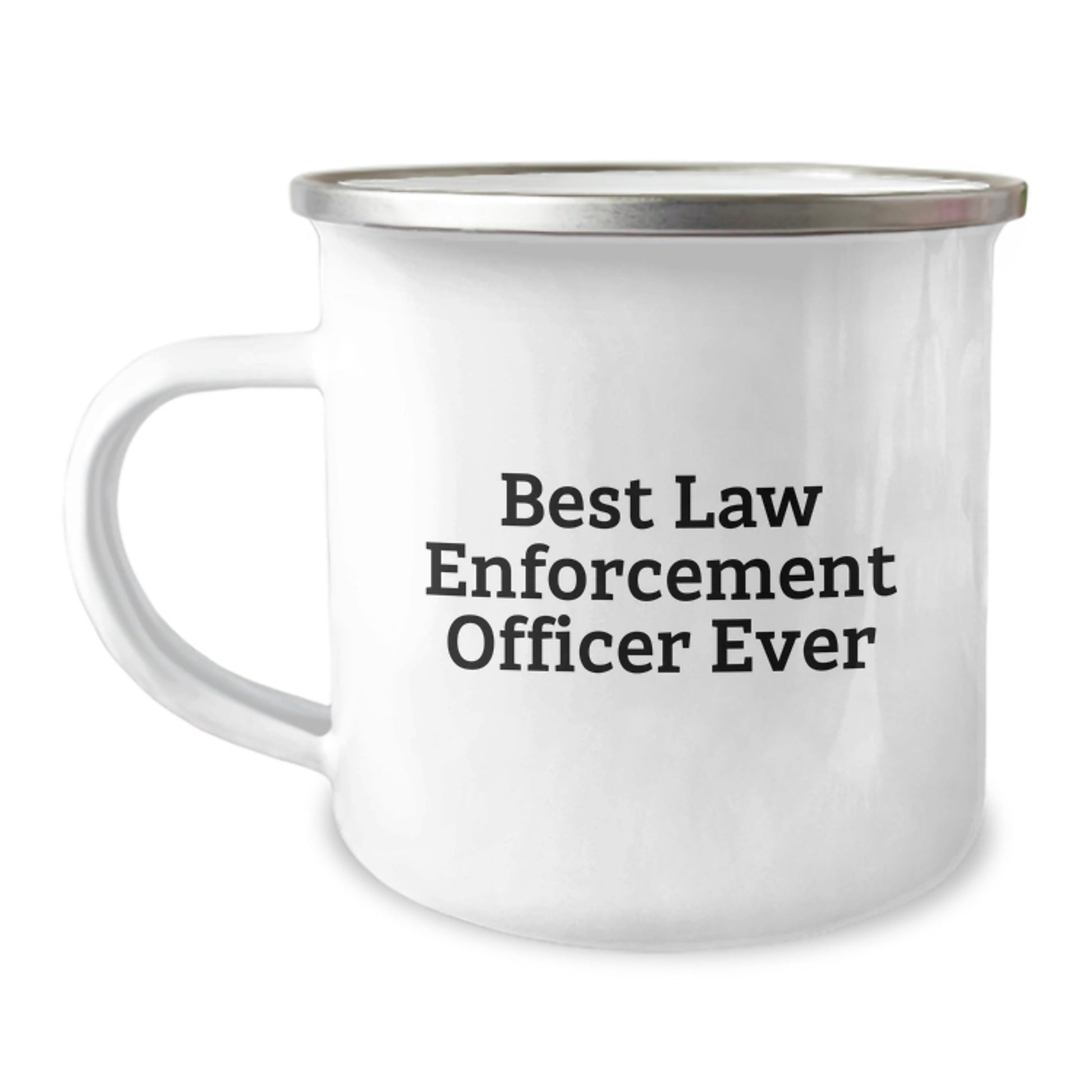 Funny Law Enforcement Officer Gifts from Family, Unique Camping Mug for Best Law Enforcement Officer Ever Graduation - The Buy Boom