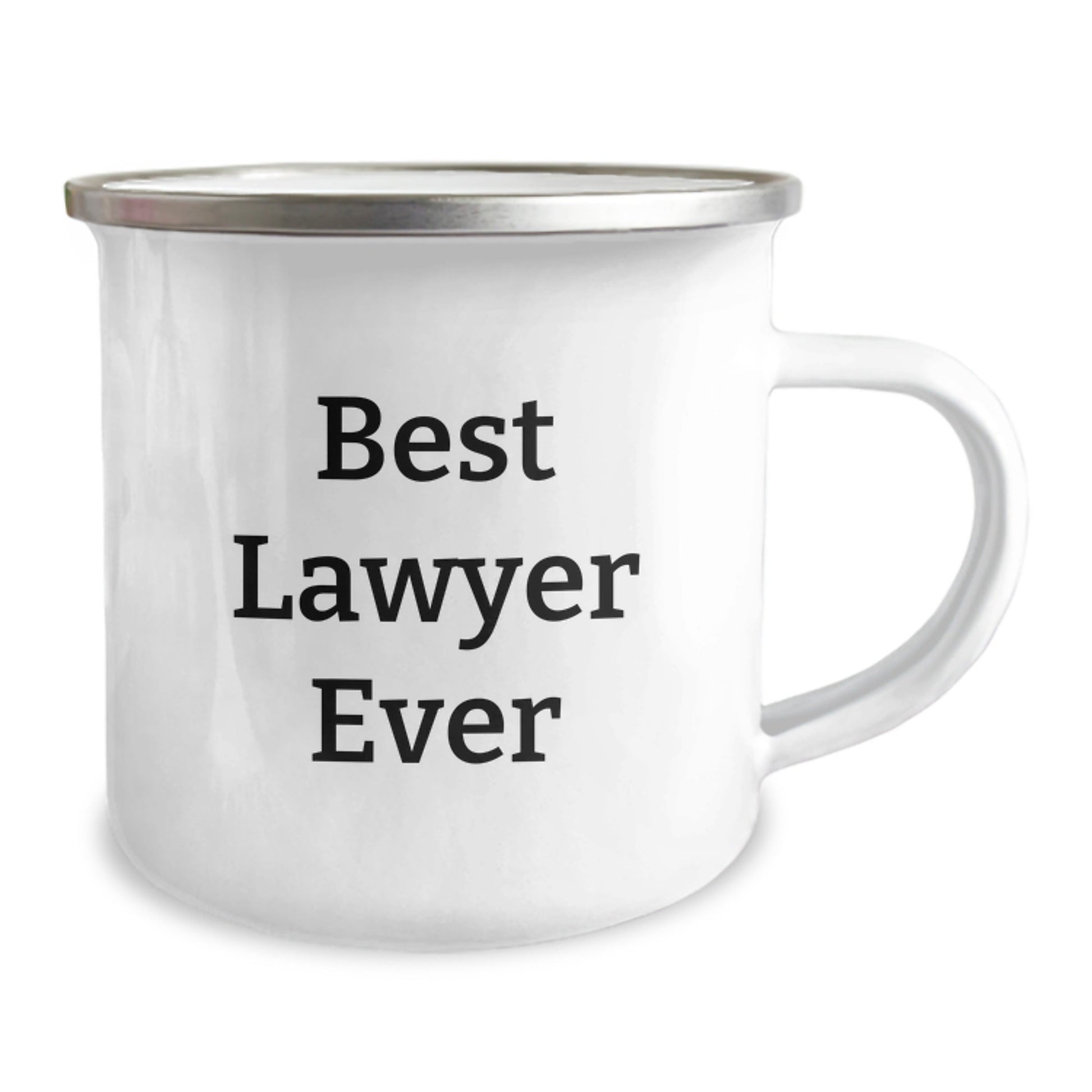 Funny Lawyer Gifts, Best Lawyer Ever Camping Mug, 12 oz Stainless Steel Enamel Finish, Gifts from Family for Graduation, Unique Lawyer Gifts for Him or Her - The Buy Boom