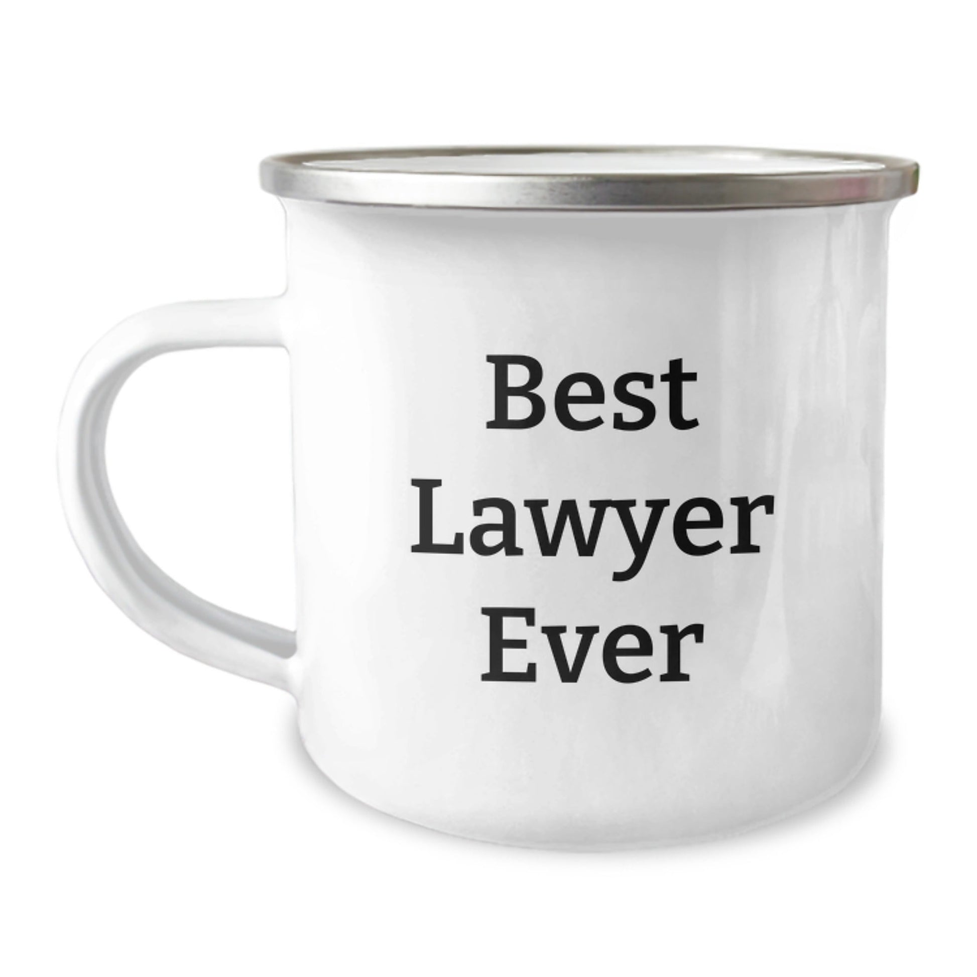 Funny Lawyer Gifts, Best Lawyer Ever Camping Mug, 12 oz Stainless Steel Enamel Finish, Gifts from Family for Graduation, Unique Lawyer Gifts for Him or Her - The Buy Boom