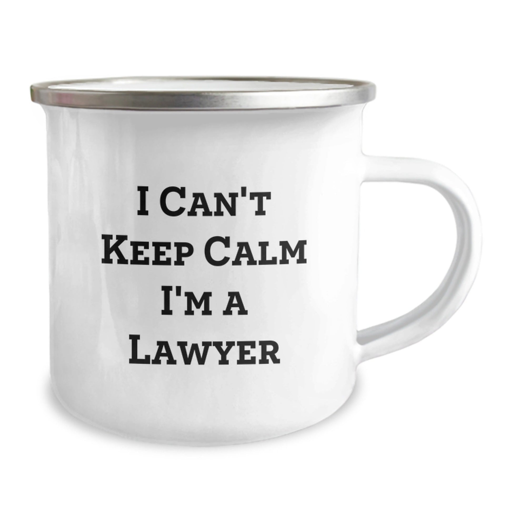 Funny Lawyer Gifts from Friends for Lawyer Men, Christmas Unique Presents for Lawyers, I Can't Keep Calm I'm A Lawyer Camping Mug - The Buy Boom