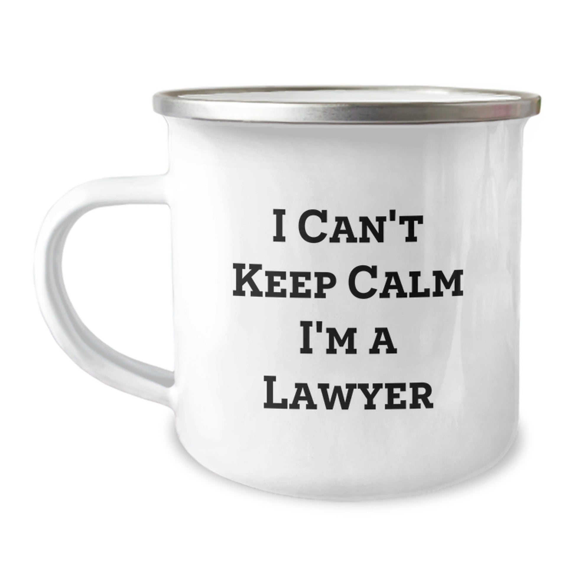 Funny Lawyer Gifts from Friends for Lawyer Men, Christmas Unique Presents for Lawyers, I Can't Keep Calm I'm A Lawyer Camping Mug - The Buy Boom