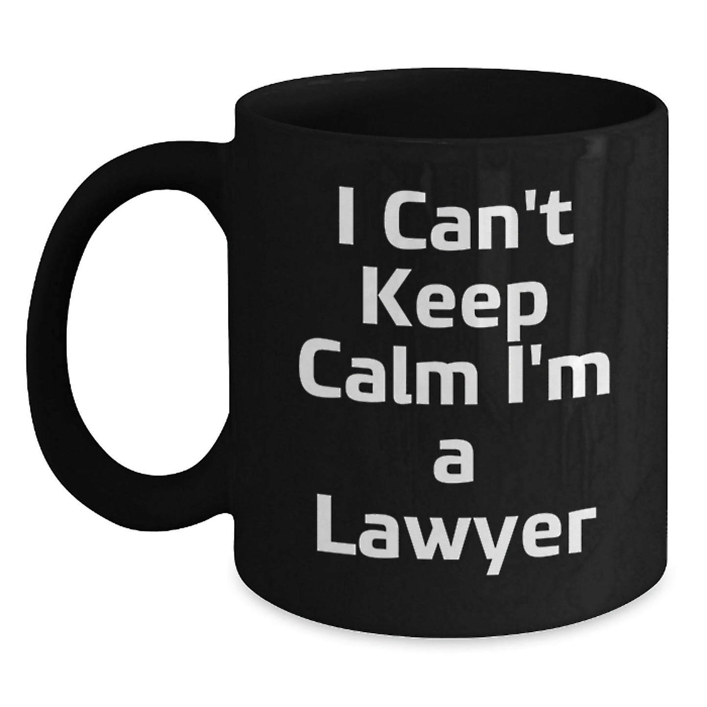Funny Lawyer Gifts from Friends - I Can't Keep Calm I'm A Lawyer Black Coffee Mug Christmas Unique Presents for Men Women Colleagues Family - The Buy Boom