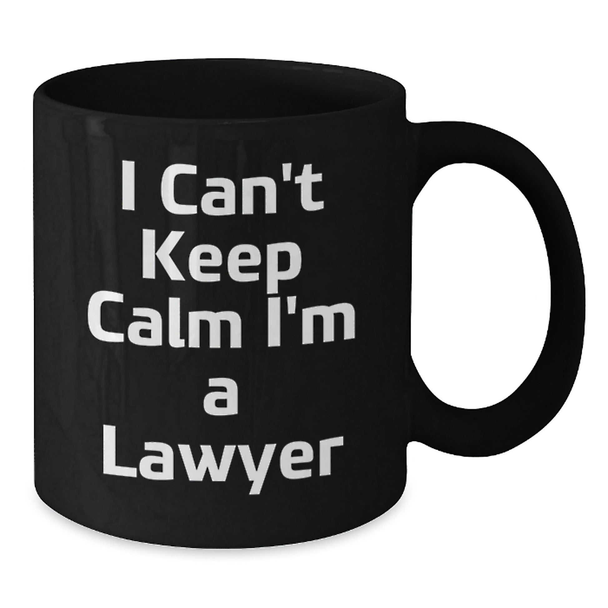 Funny Lawyer Gifts from Friends - I Can't Keep Calm I'm A Lawyer Black Coffee Mug Christmas Unique Presents for Men Women Colleagues Family - The Buy Boom