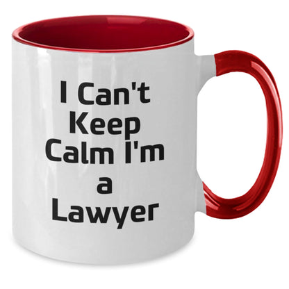Funny Lawyer Gifts from Friends, Unique Two Tone Coffee Mug for Lawyer, Christmas Unique Gifts - The Buy Boom