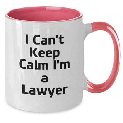 Funny Lawyer Gifts from Friends, Unique Two Tone Coffee Mug for Lawyer, Christmas Unique Gifts - The Buy Boom