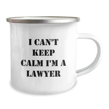 Funny Lawyer Gifts, I'm a Lawyer Camping Mug, Unique Christmas Memorable Presents for Lawyer Friends and Family - The Buy Boom