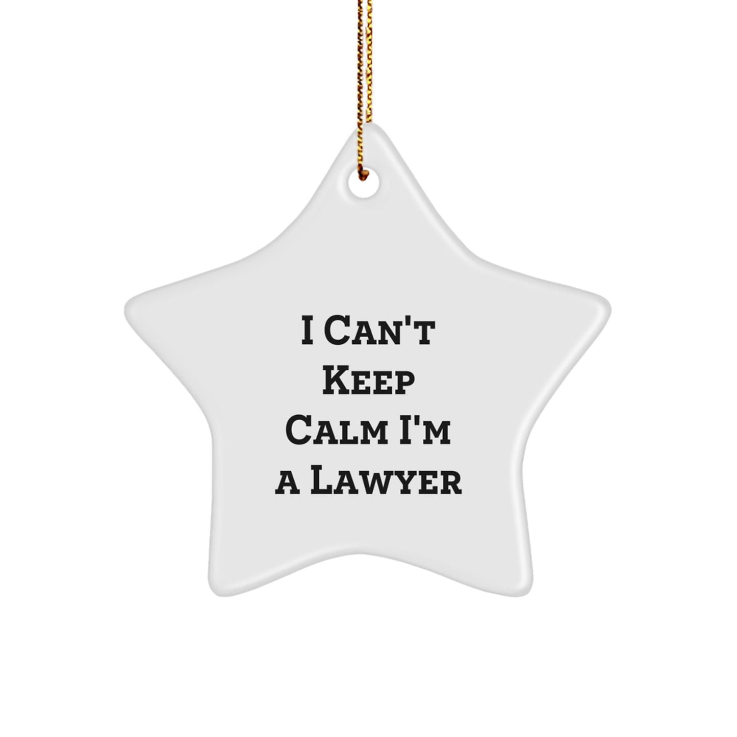 Funny Lawyer Star Ornament Gifts from Friends for Lawyer Men - The Buy Boom