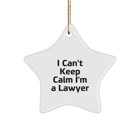 Funny Lawyer Star Ornament Gifts from Friends or Family Members for Lawyer Men or Women at Christmas Unique Gifts - The Buy Boom