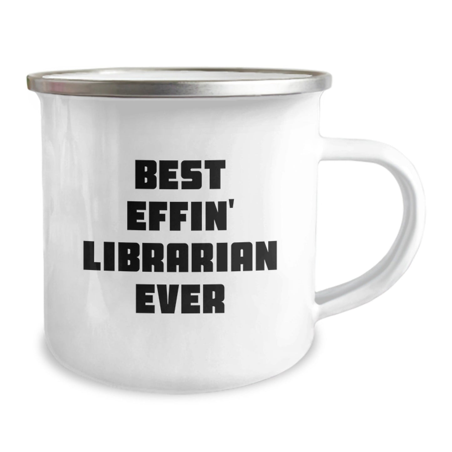 Funny Librarian Gifts for Him Her Best Effin' Librarian Ever Camping Mug Graduation Unique Gifts from Friends Family - The Buy Boom