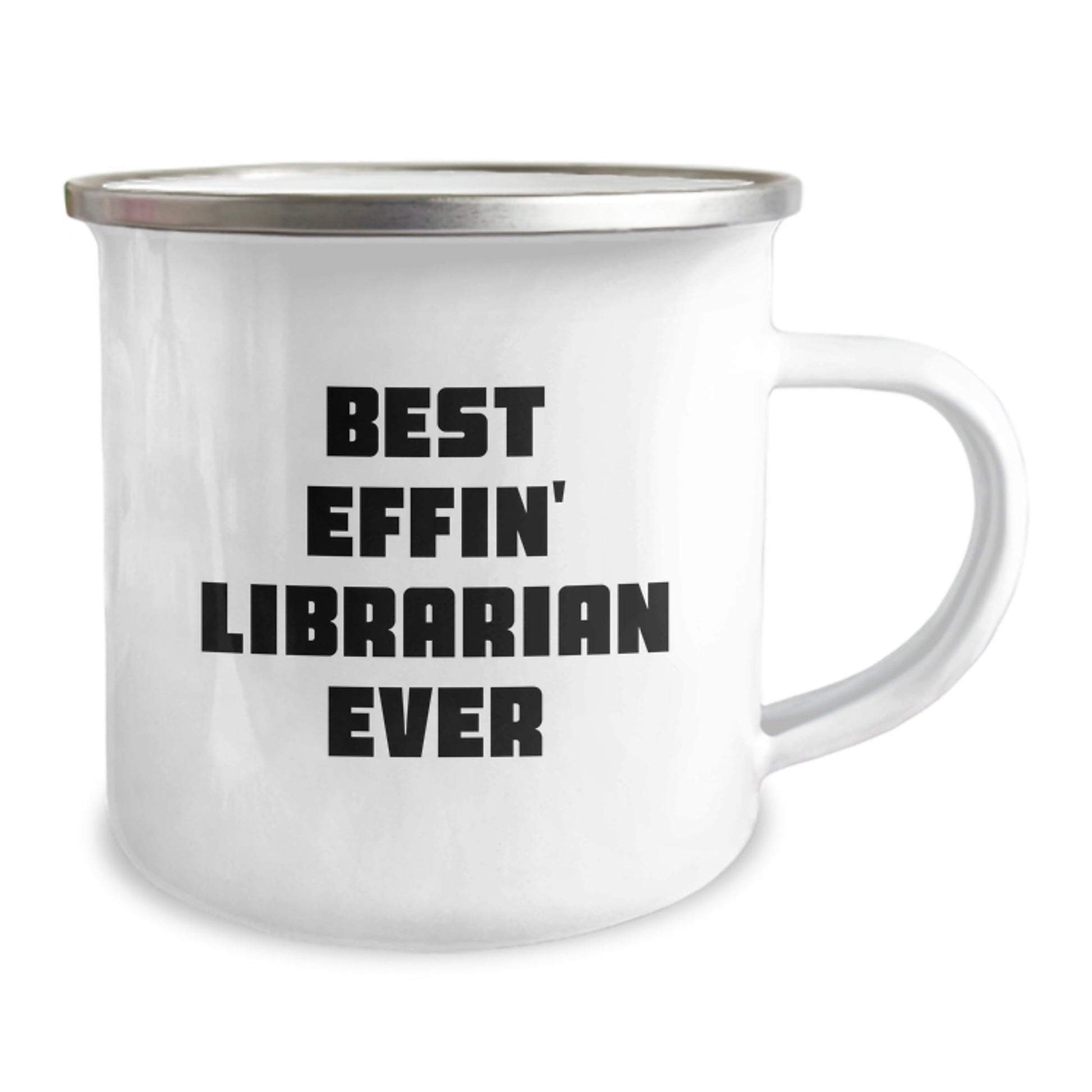 Funny Librarian Gifts for Him Her Best Effin' Librarian Ever Camping Mug Graduation Unique Gifts from Friends Family - The Buy Boom