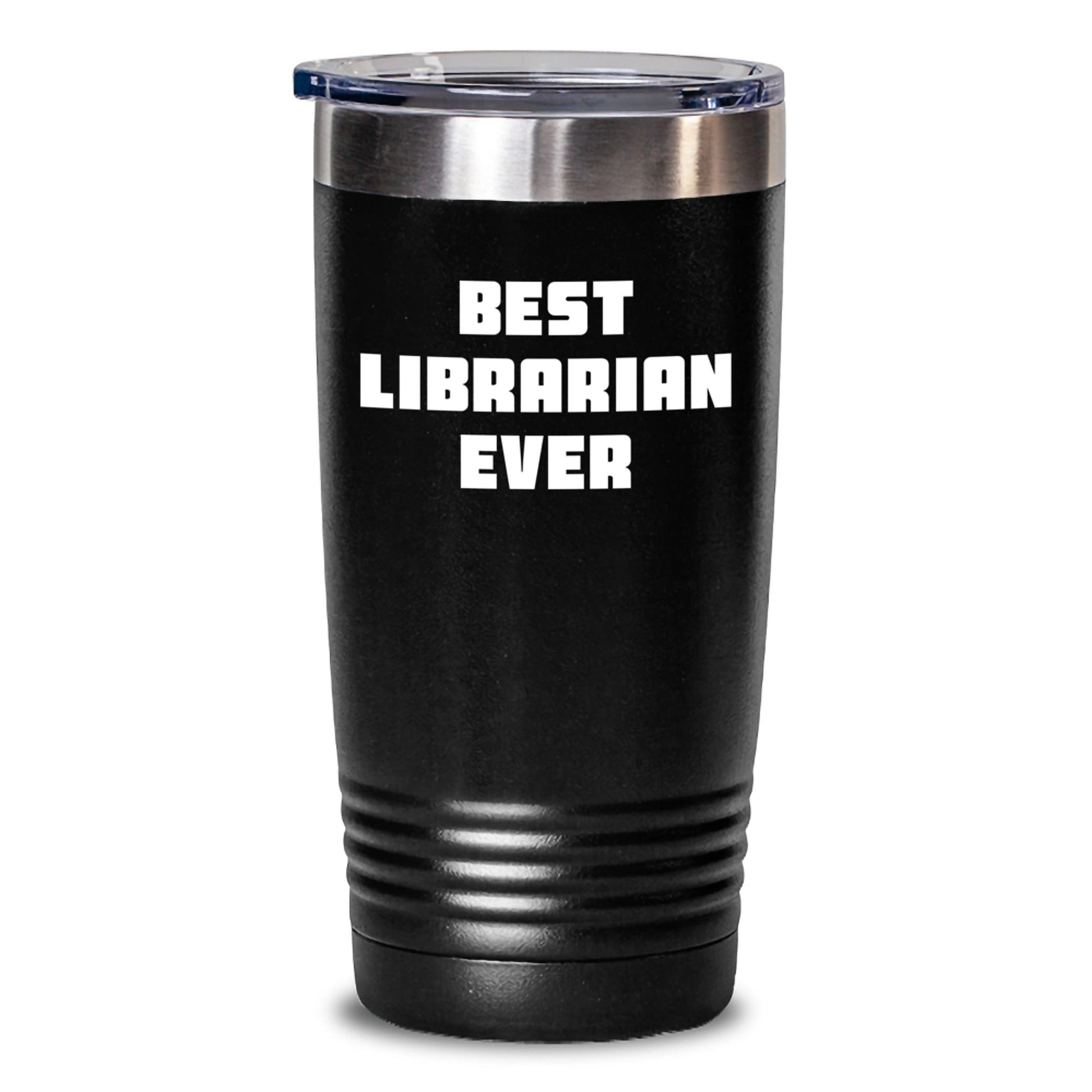 Funny Librarian Gifts from Friends - Best Librarian Ever, Tumbler for Graduation Unique Gifts - The Buy Boom