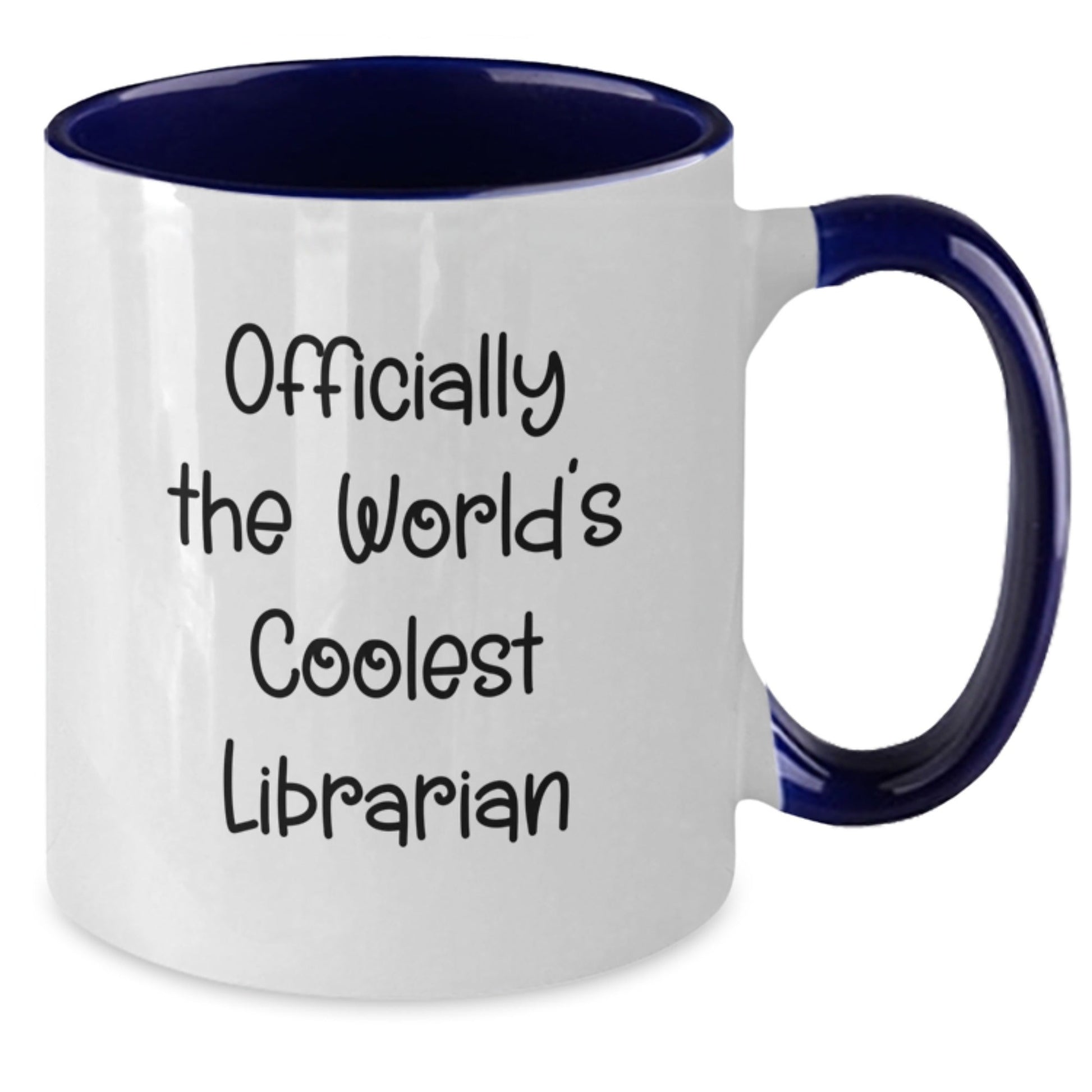 Funny Librarian Gifts from Friends Christmas Unique Mugs - Officially The World's Coolest Librarian - The Buy Boom