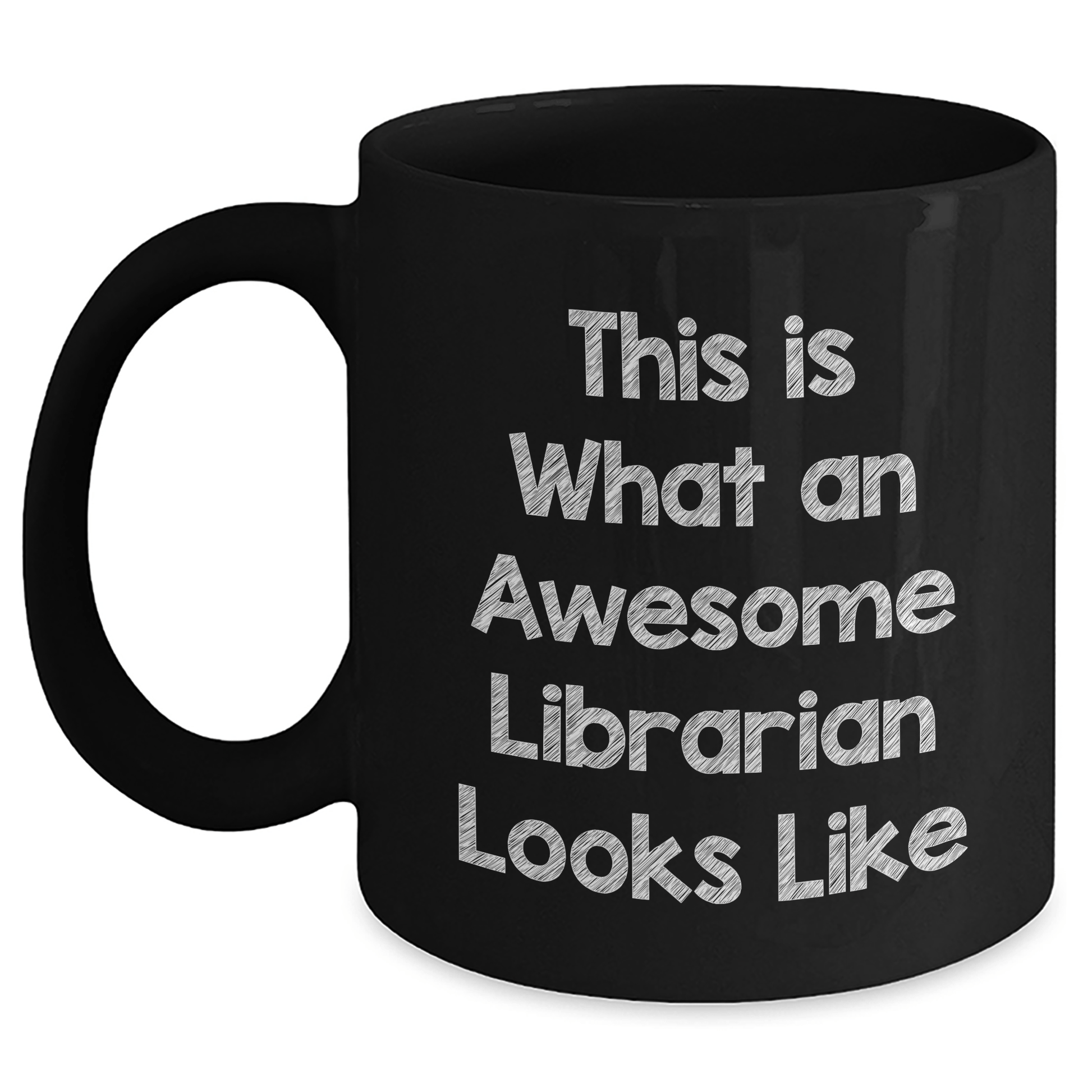 Funny Librarian Gifts from Friends for Father's Day - This Is What An Awesome Librarian Looks Like Black Coffee Mug - The Buy Boom