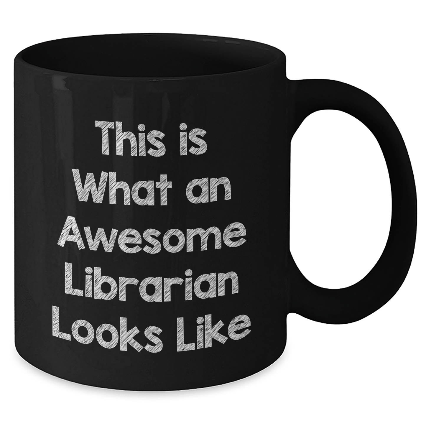 Funny Librarian Gifts from Friends for Father's Day - This Is What An Awesome Librarian Looks Like Black Coffee Mug - The Buy Boom