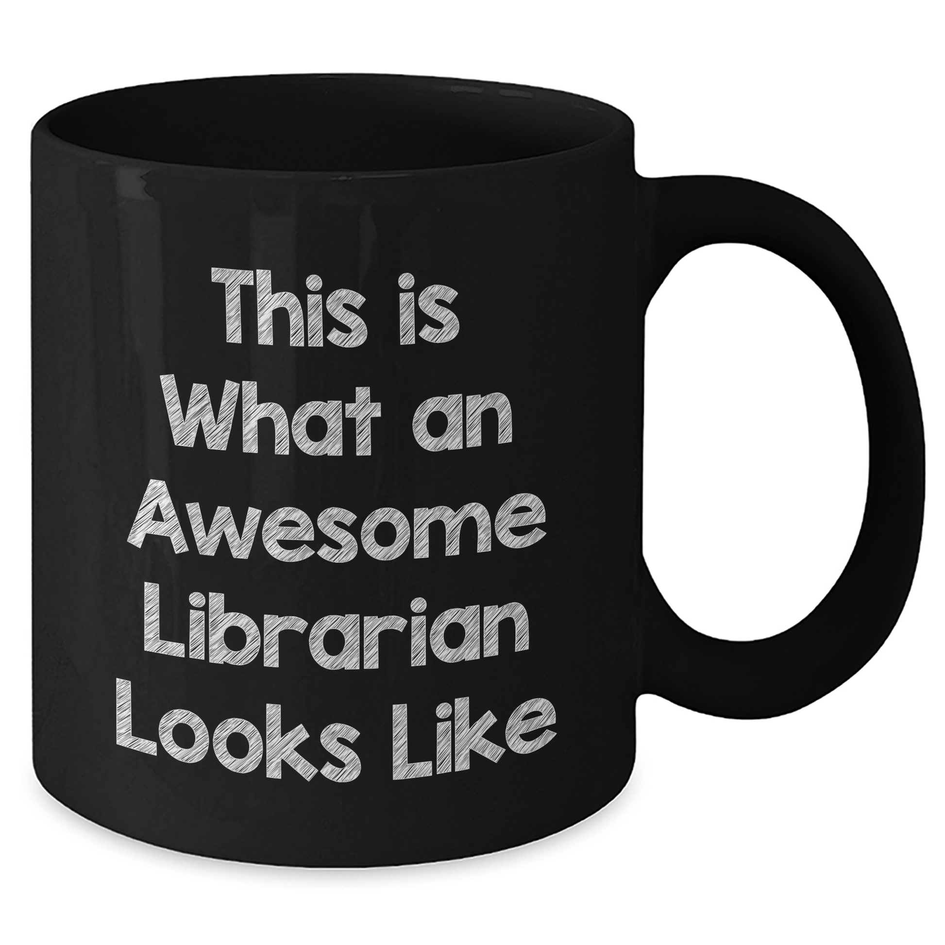 Funny Librarian Gifts from Friends for Father's Day - This Is What An Awesome Librarian Looks Like Black Coffee Mug - The Buy Boom