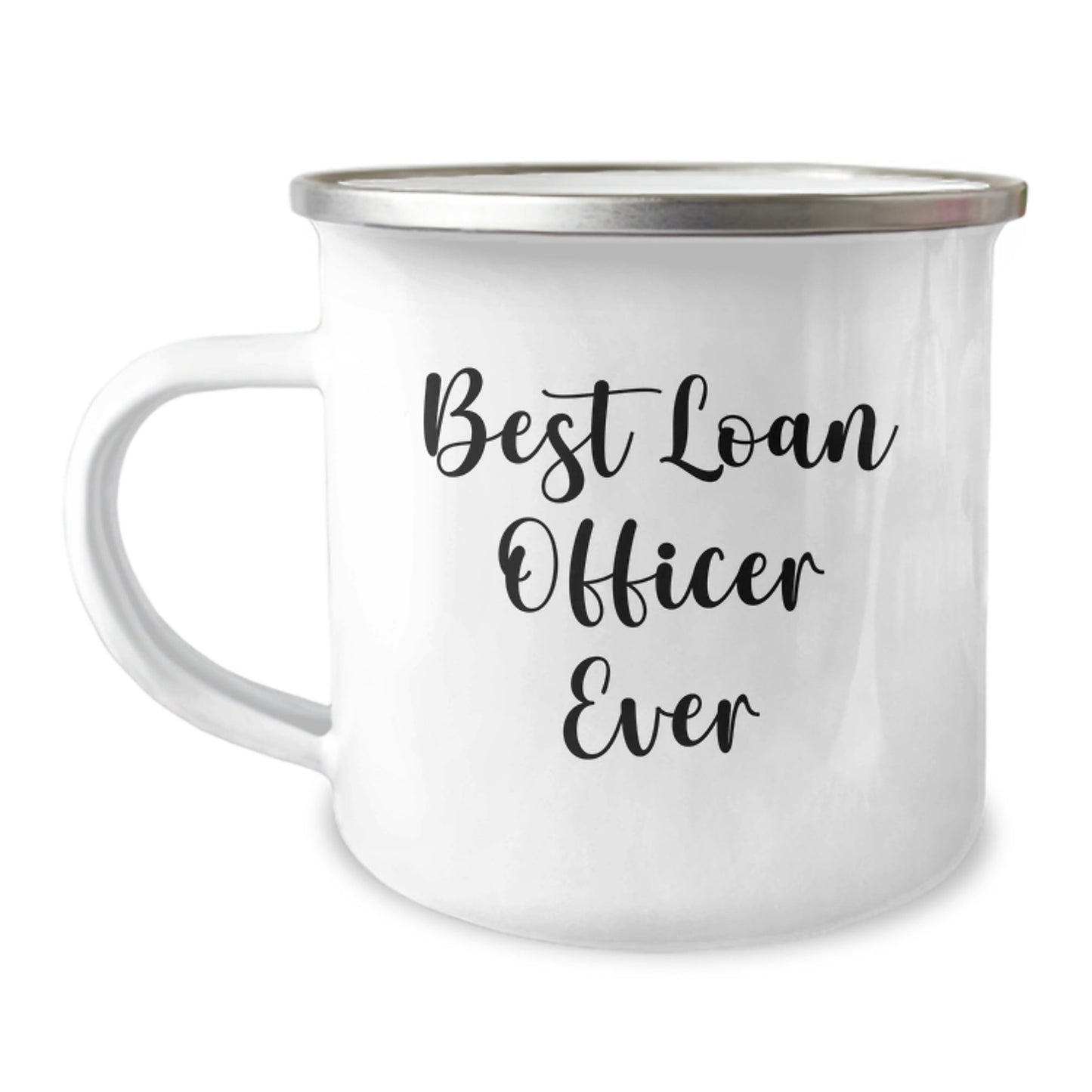 Funny Loan Officer Gifts from Friends - Best Loan Officer Ever Camping Mug for Men, Women, Coworkers, Family - Graduation Unique Gifts - The Buy Boom