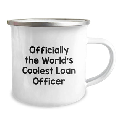 Funny Loan Officer Gifts from Friends, Unique Camping Mug for Loan Officer, Christmas Unique Gifts - The Buy Boom