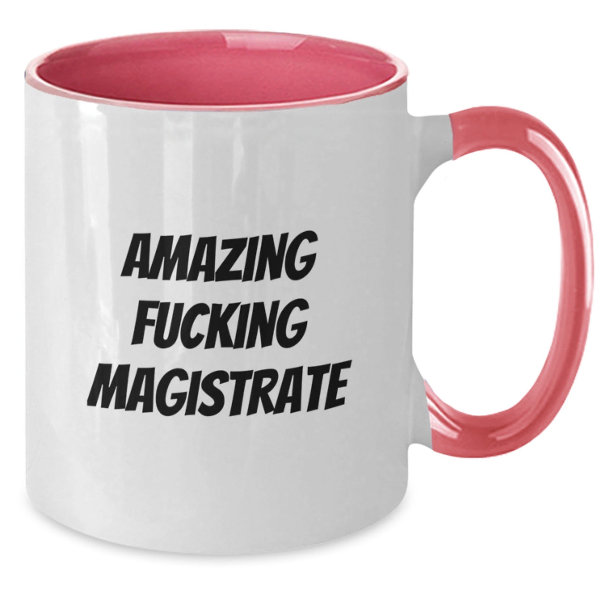 Funny Magistrate Gifts, Amazing Quote Two Tone Coffee Mug, Birthday Unique Gifts from Friends to Magistrate - The Buy Boom