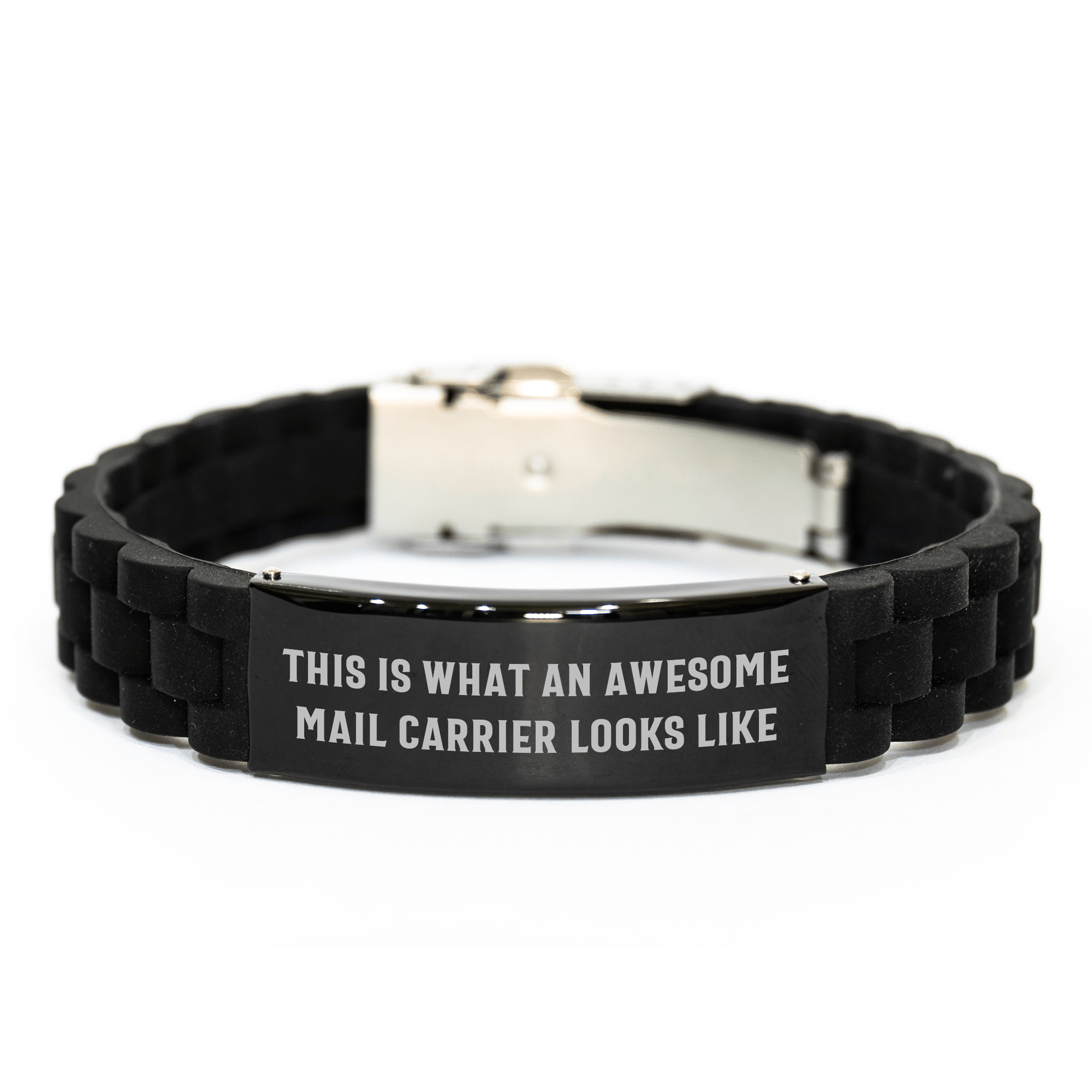 Funny Mail Carrier Gifts, Awesome Mail Carrier Quote, Glide lock Clasp Bracelet for Mail Carrier, Father's Day Unique Gifts from Men for Mail Carrier - The Buy Boom
