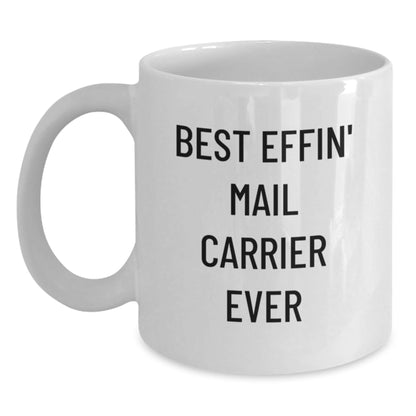 Funny Mail Carrier Gifts for Men, White Coffee Mug, Gifts from Men to Mail Carrier, Christmas Unique Gifts - The Buy Boom