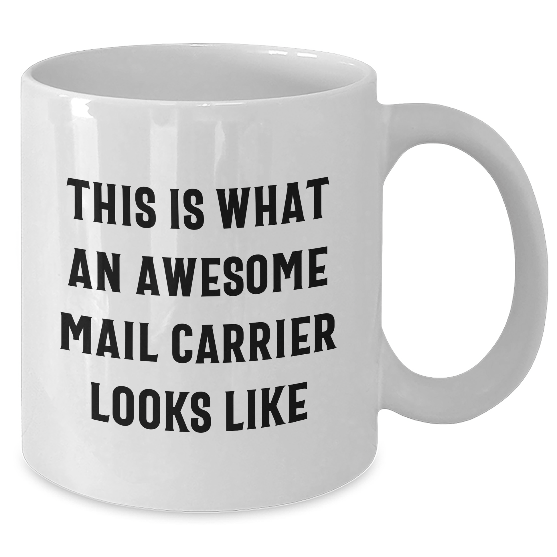 Funny Mail Carrier Gifts from Friends and Family - White Coffee Mug for Awesome Mail Carriers on Father's Day - The Buy Boom